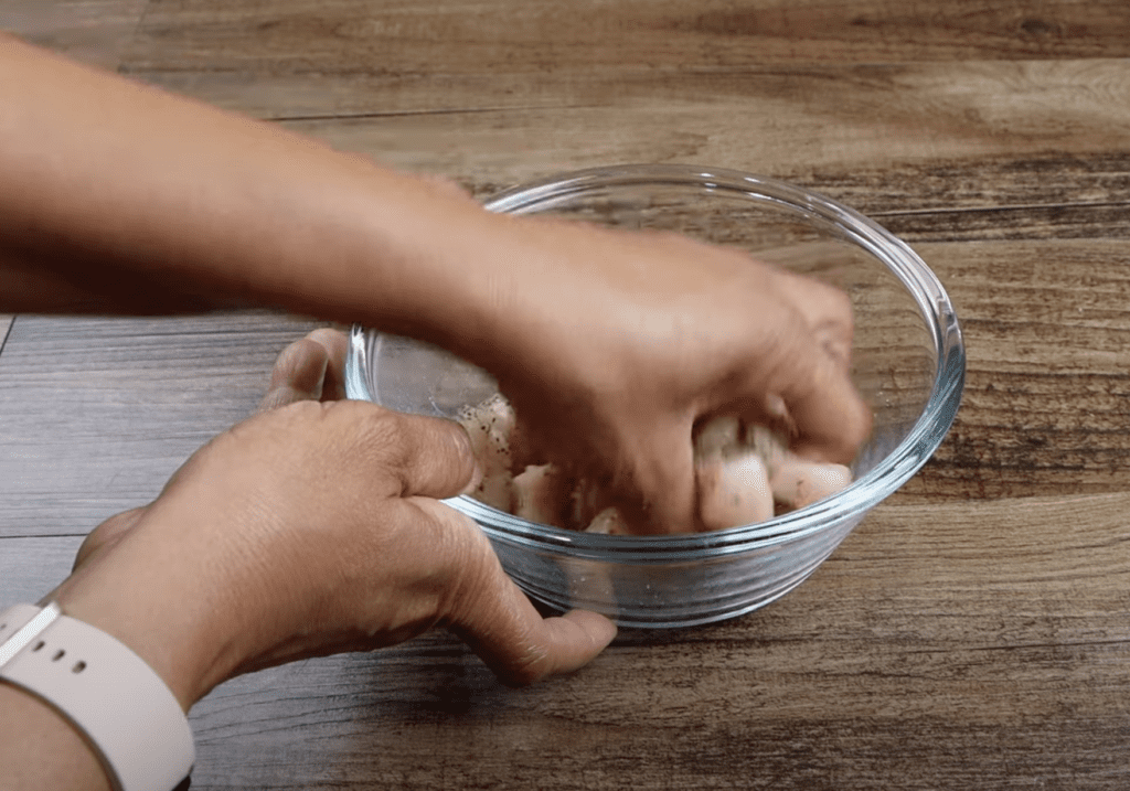 seasoning the chicken breast